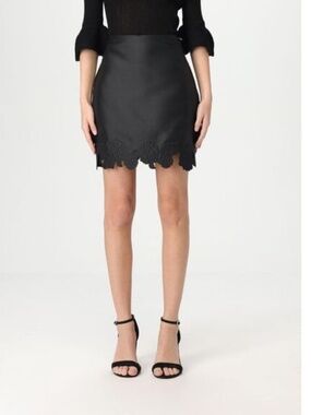 Twinset Actitude mini skirt scallped hem